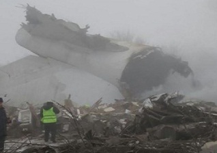 Türk kargo uçağı Bişkek'te düştü!