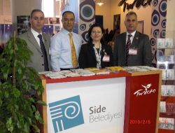 Side Belediyesi'nin Turizm Standı Çekler'den İlgi Gördü