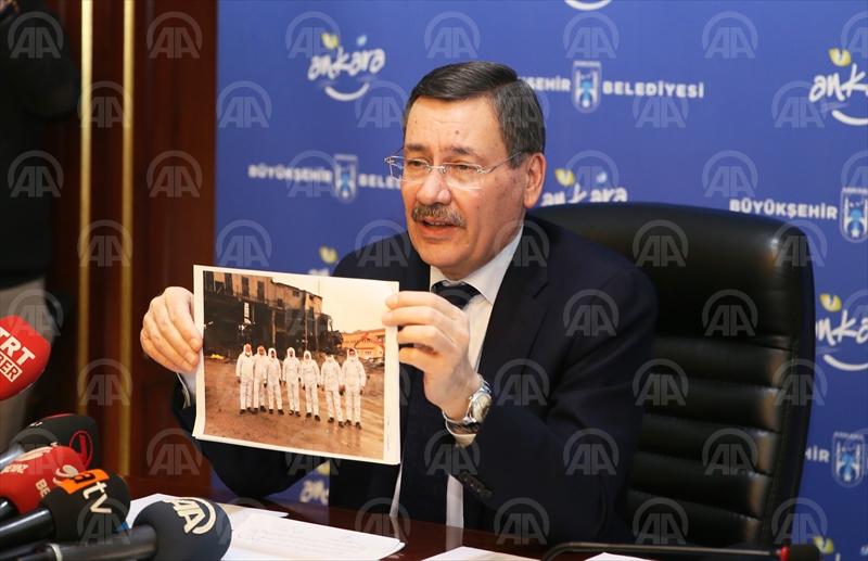 Başkent'teki Maltepe Havagazı Fabrikasında yıkım işlemi