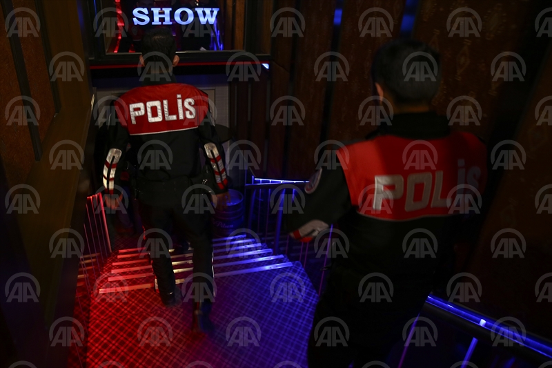 Başkentte polis eğlence mekanlarını denetledi
