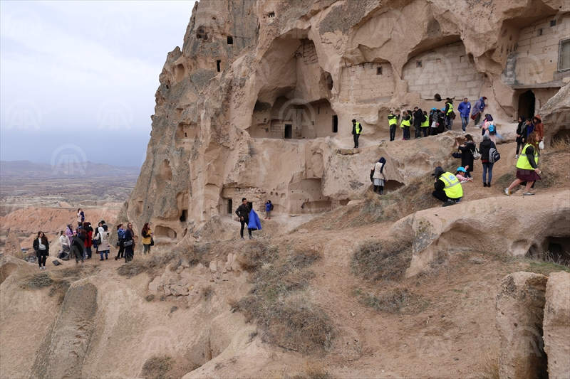Mülteci ve sığınmacılar Kapadokya'yı gezdi