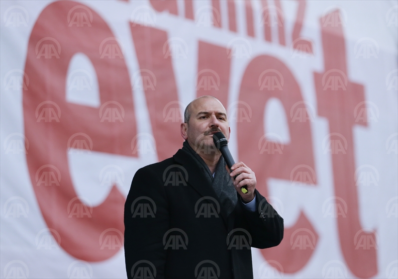 İçişleri Bakanı Süleyman Soylu'dan açıklamalar