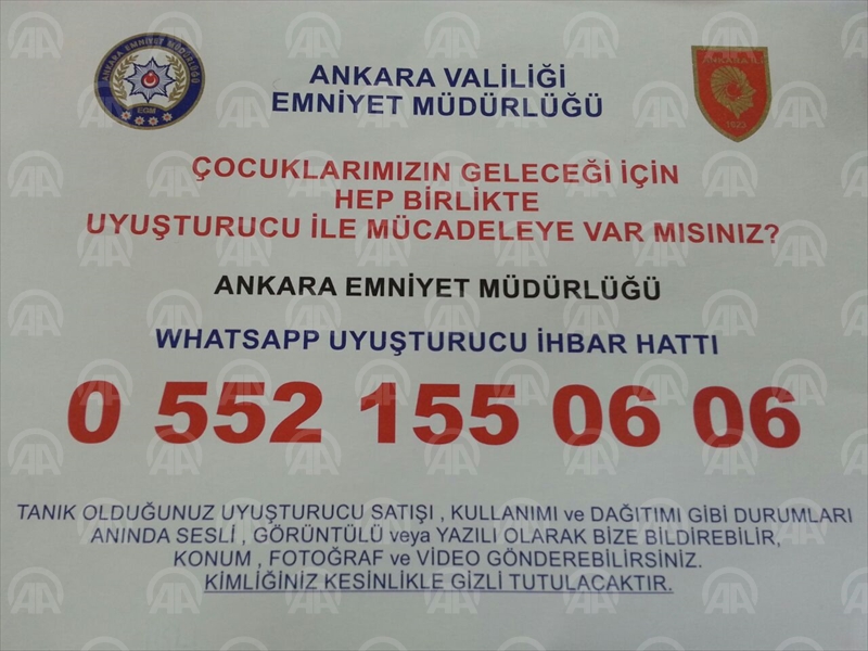 Uyuşturucu ile mücadele için "WhatsApp ihbar hattı"