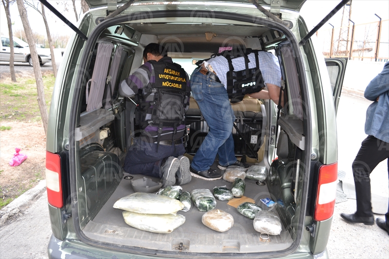 Aksaray'da uyuşturucu operasyonu