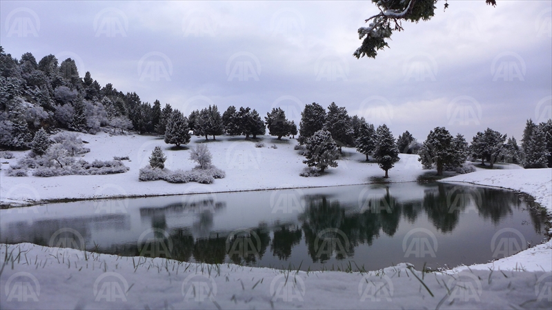 Seydişehir'de kar yağışı