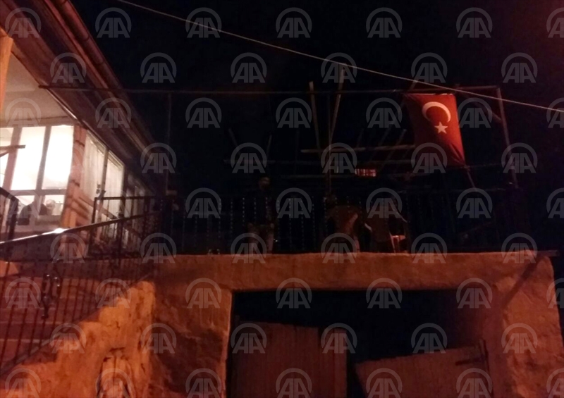 Tunceli'de polis helikopterinin düşmesi