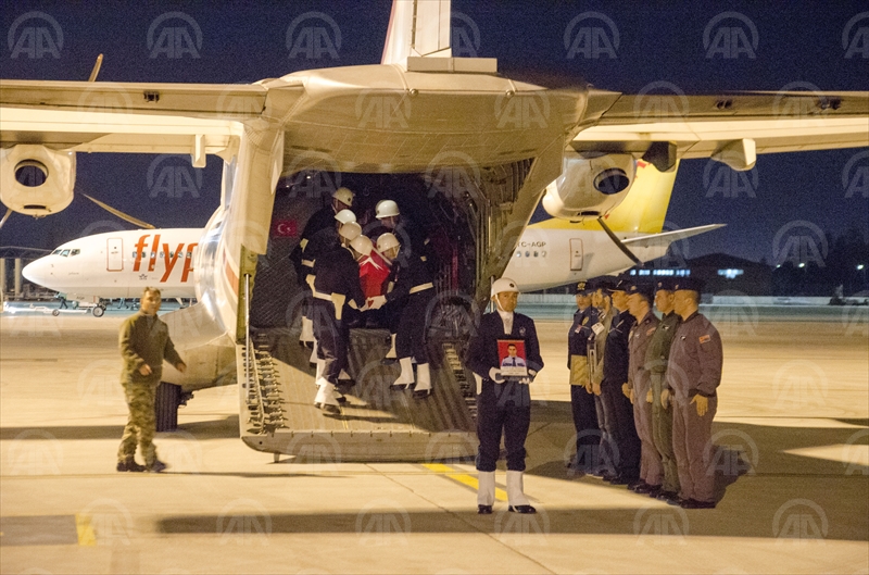 Tunceli'de polis helikopterinin düşmesi