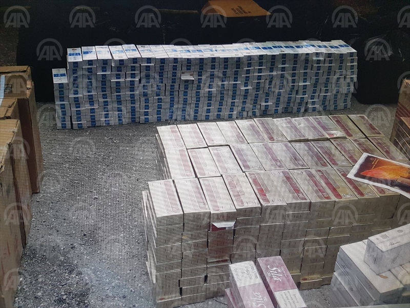 Konya'da kaçak sigara operasyonu