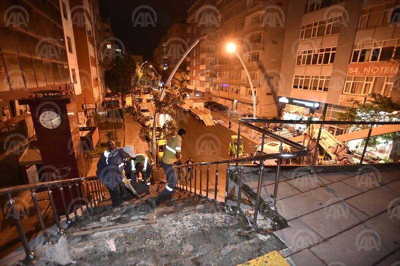 Mithatpaşa-Meşrutiyet üst geçidi kaldırılıyor