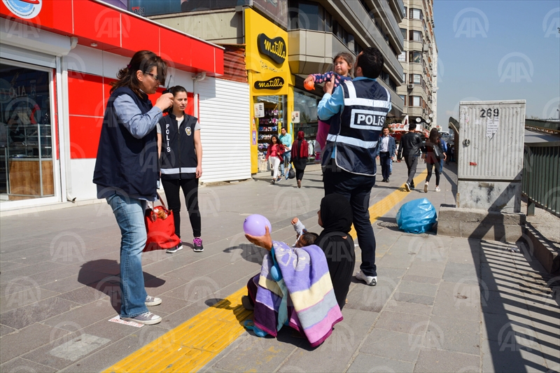 Başkentte dilenci operasyonu