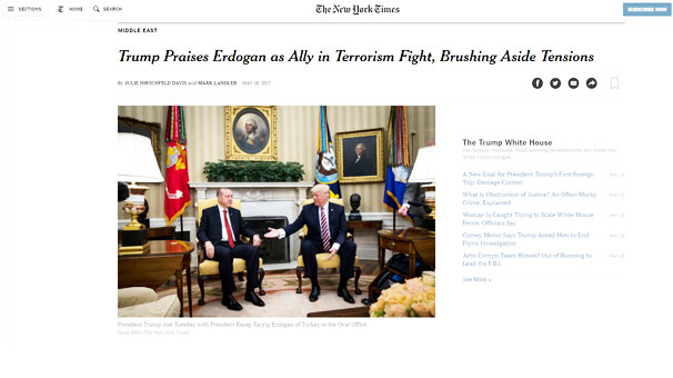 Amerikan basını manşetten verdi!