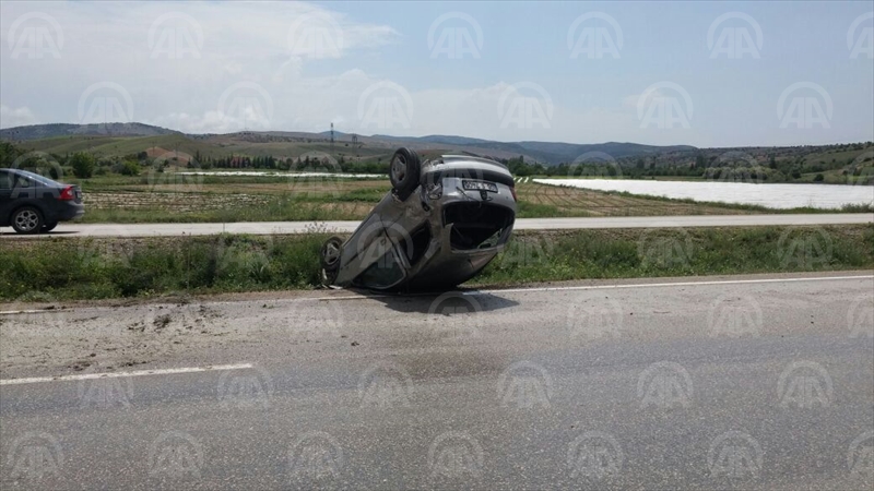 Ankara'da trafik kazası: 1 yaralı