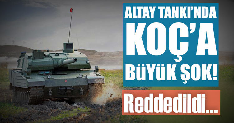 Altay tankında Koç'a büyük şok