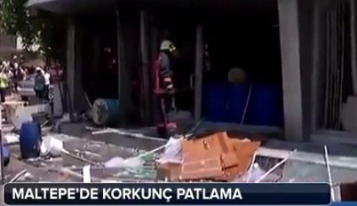 Maltepe'de korkunç patlama