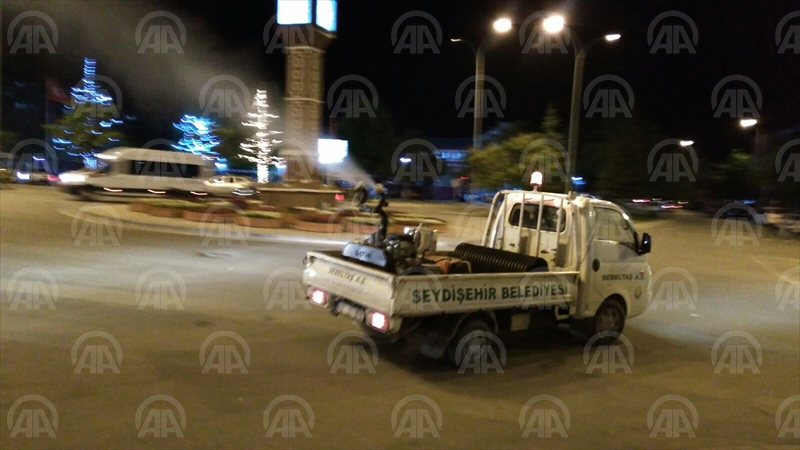 Seydişehir'de sinekle mücadele