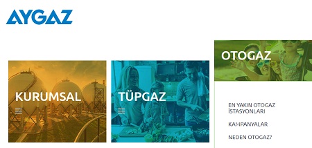 Aygaz'ın yeni web sitesi yayına girdi
