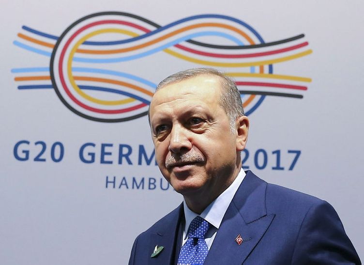 Erdoğan'dan Almanya'da temaslar