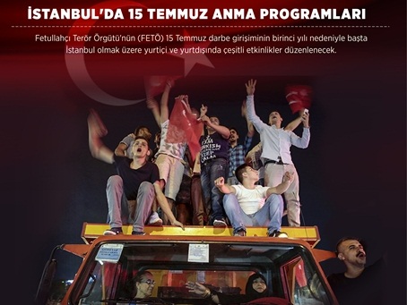 15 Temmuz anma programları