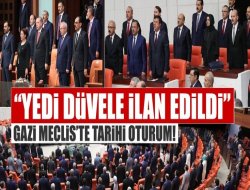 TBMM Genel Kurulu özel gündemle toplandı