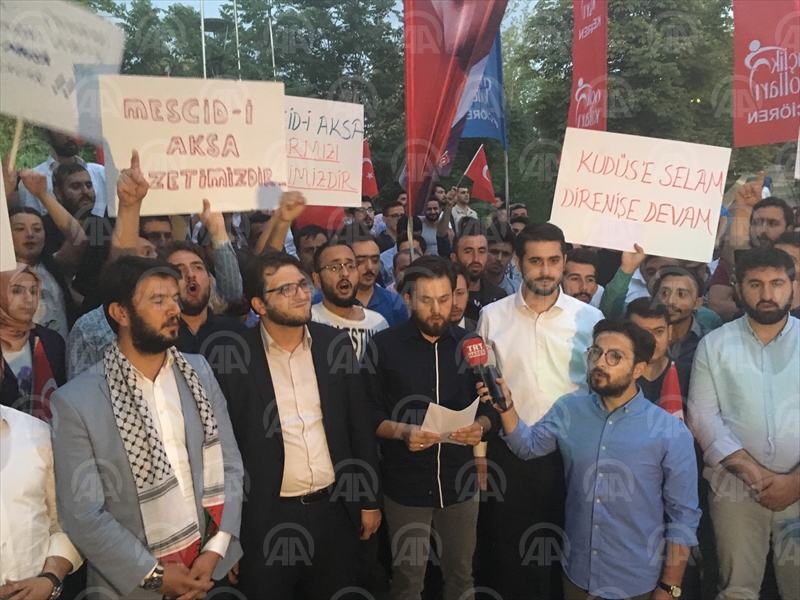 İsrail'in Mescid-i Aksa'ya yönelik ihlallerine tepki