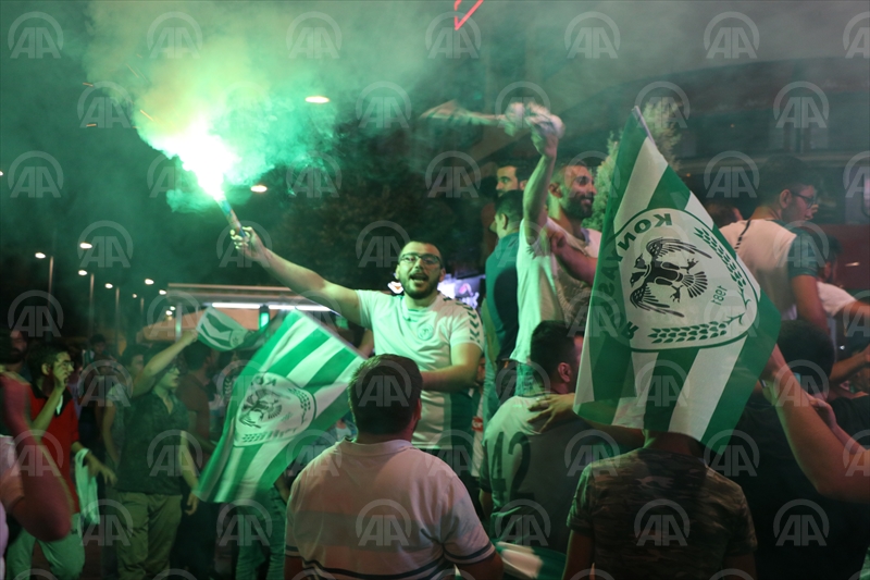 Konya'da Kupa Sevinci