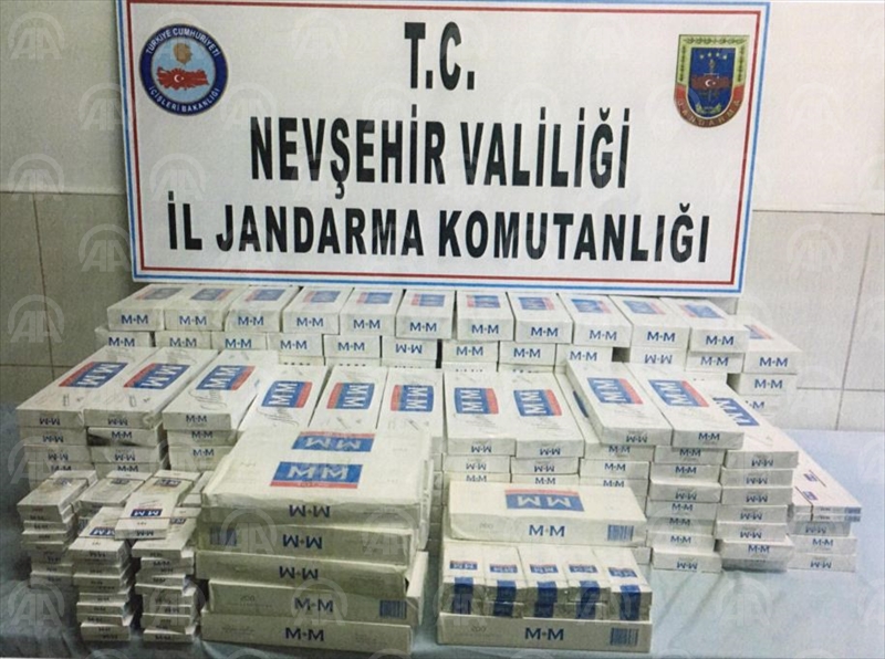 Ürgüp'te kaçak sigara operasyonu