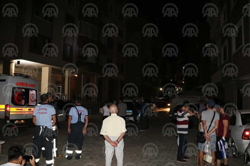 "Biber gazı" apartmanı boşalttırdı