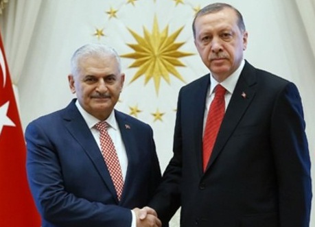 Erdoğan'ın Başbakan Yıldırım'la görüşmesi