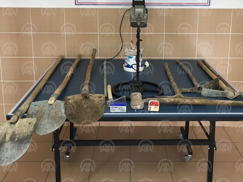 Hüyük'te kaçak kazı operasyonu