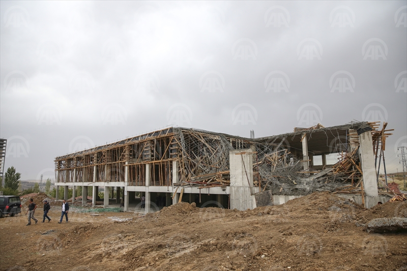 Ankara'da inşaatta göçük: 1 ölü, 1 yaralı