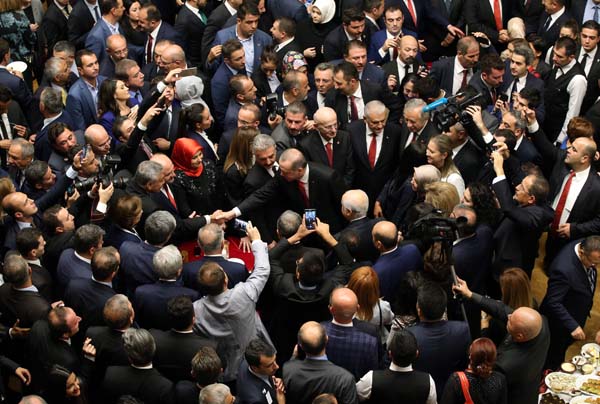 TBMM'de 26. Dönem 3. Yasama Yılı resepsiyonu