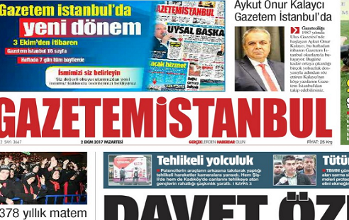 KALAYCI, GAZETEM İSTANBUL'DA..