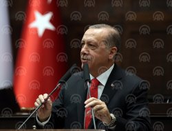 Erdoğan, partisinin grup toplantısında..