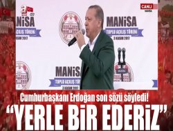 Cumhurbaşkanı Erdoğan, Manisa'da...