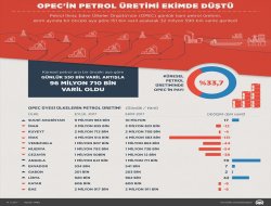 OPEC'in petrol üretimi ekimde düştü!