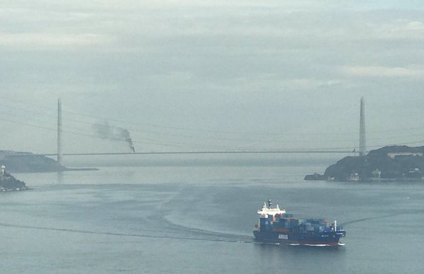 Yavuz Sultan Selim Köprüsü'nde yangın paniği