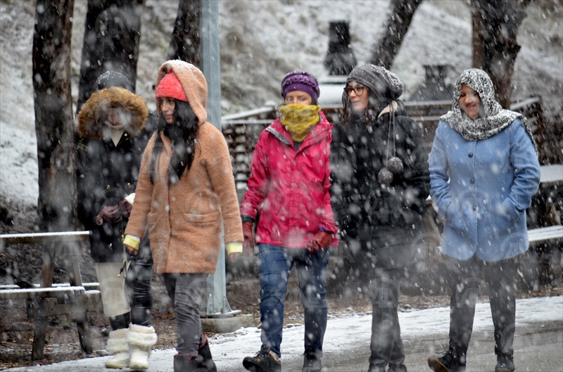 Ankara'da kar yağışı