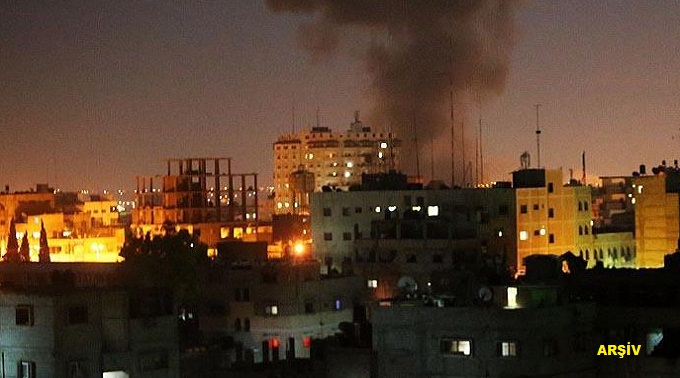 İsrail ordusu Gazze'yi vurdu