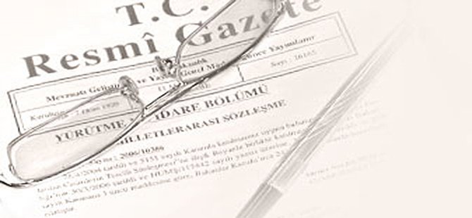 Tebliğler Resmi Gazete'de...