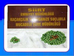 Siirt'te 92 Adet Ecstacy Hap Ele Geçirildi!