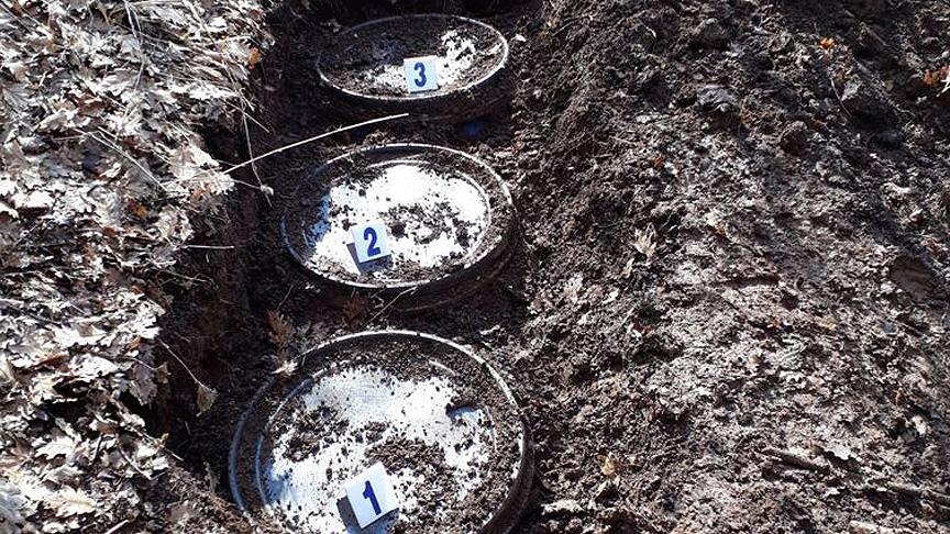 Bitlis'te teröristlere ait patlayıcı ve yaşam malzemesi bulundu