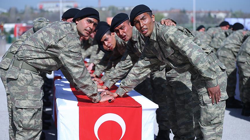 Zırhlı Birliklerde yemin töreni