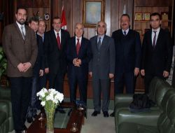 Adana Mimarlar Odası'nın Yeni Yönetimi Başkan Durak'ı Ziyaret Etti