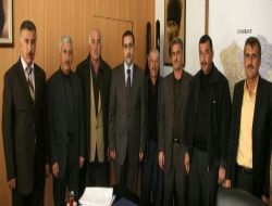 Köy Muhtarları Vali Duruer Ve İl Genel Sektereti'ne Teşekkür Ziyaretinde Bulundu