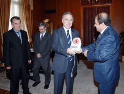 Karatekin Üniversitesi Rektörü Savaş, Tbmm Başkanı Şahin'i Ziyaret Etti