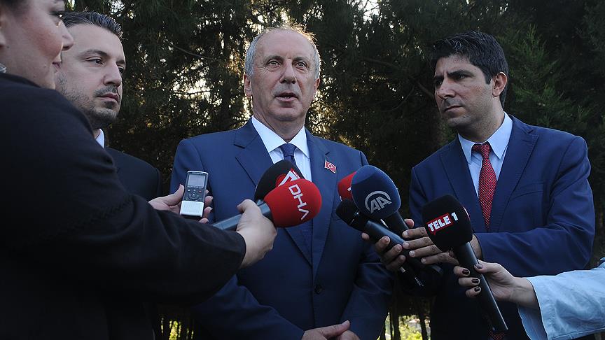 Muharrem İnce'den Kılıçdaroğlu'na 'kurultay' teklifi