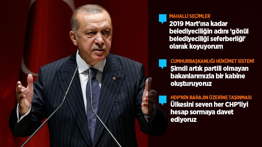 Cumhurbaşkanı Erdoğan: Cumhur İttifakı'nı devam ettireceğiz