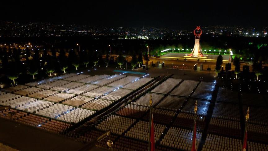 Cumhurbaşkanlığı Külliyesi'nde görkemli tören