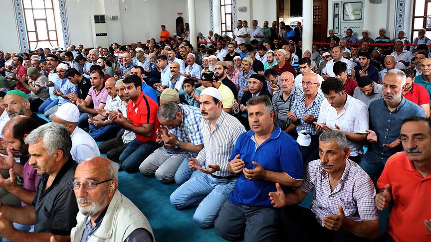 Karadeniz'de 15 Temmuz şehitleri anısına mevlit okutuldu