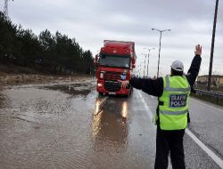 Kapıkule Yolu Sular Altında..